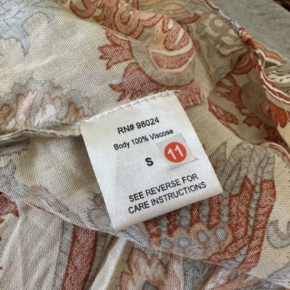 NEW House of Harlow 1960 Boho Maxi Dress SMALL Flutter Sleeves - w/ Pockets - Picture 10 of 10